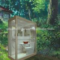 AST-FRP1014 prefab camping caravan modular bathroom toilet unit shower POD